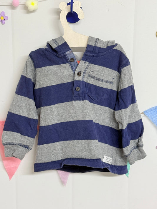 Striped Hoodie Carter's 18m