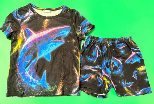 Shark Pajamas 3-4y