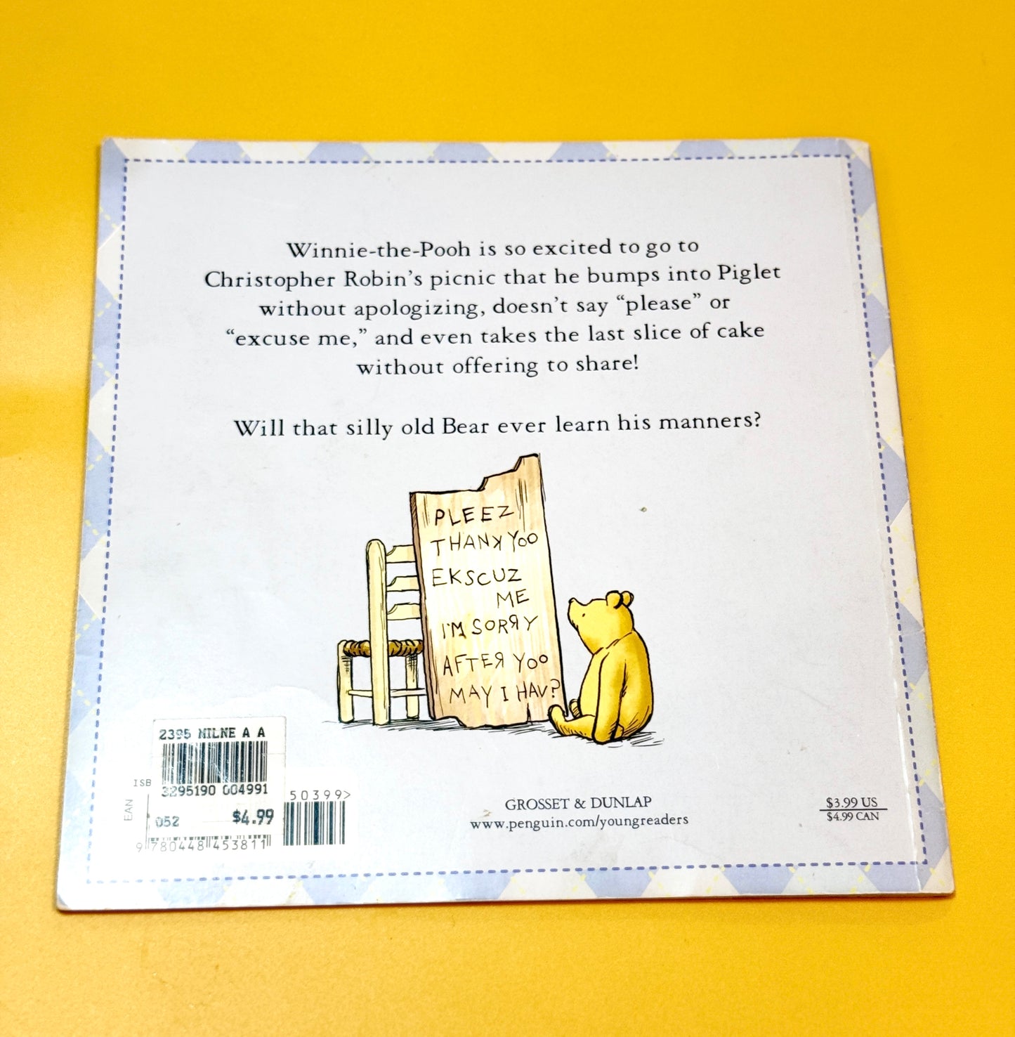 Classic Pooh - Mind your Manners