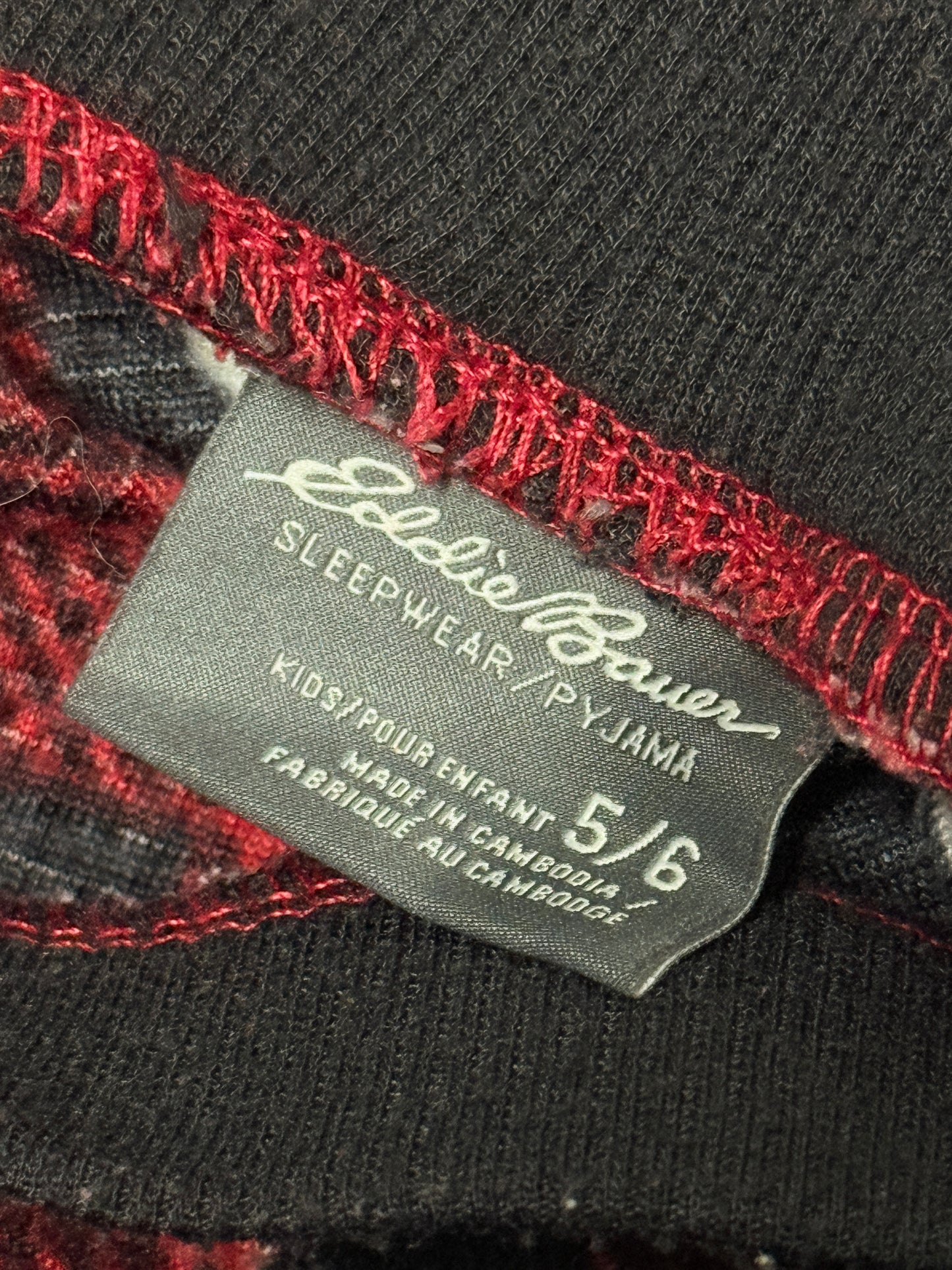 Eddie Bauer 5/6y 2pc Pjs