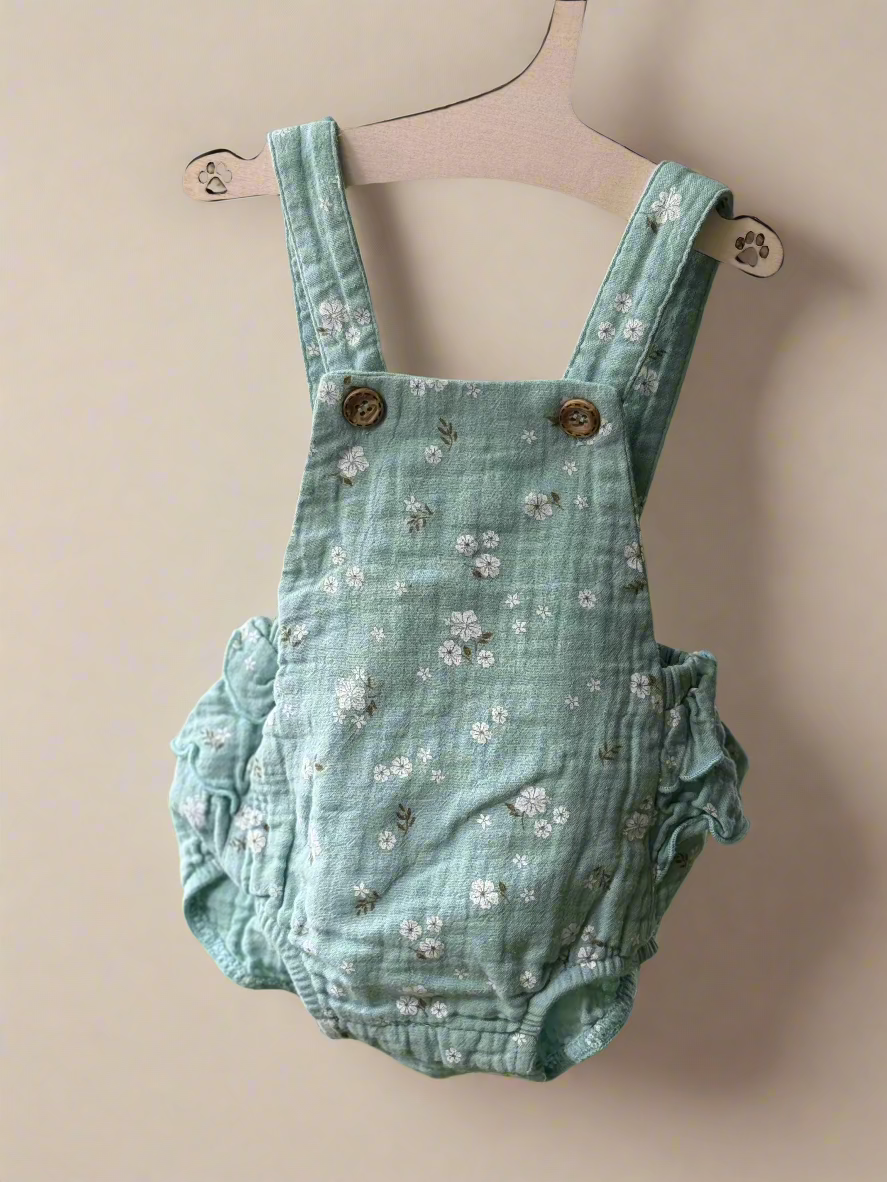 Pure Baby 0-3m Cotton Romper