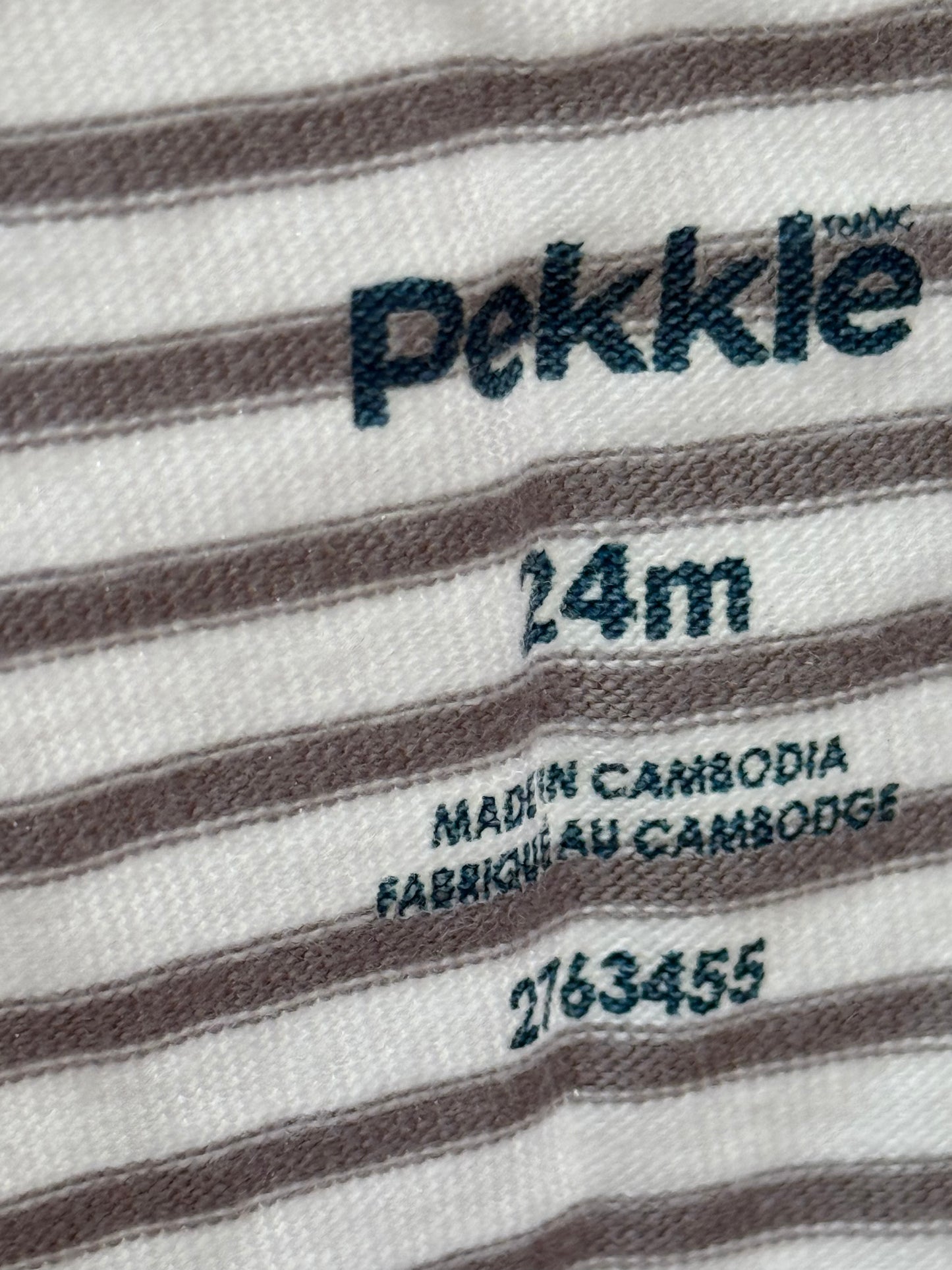 Pekkle Striped Shirt 24m