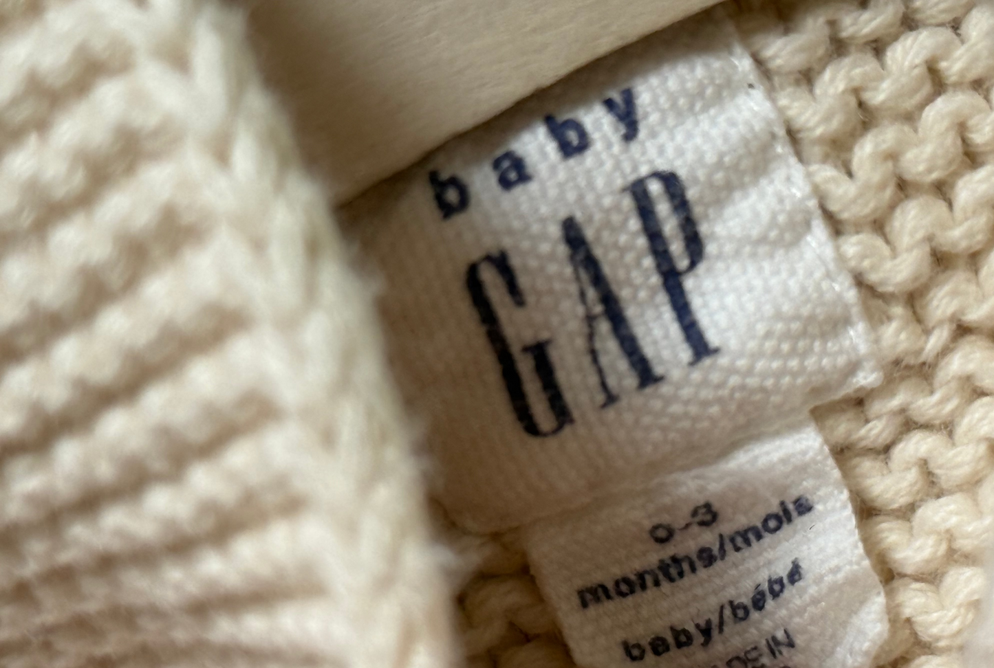Gap Bear Sweater 0-3m