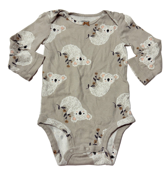 Carter's 12m Koala Long Sleeve Onesie