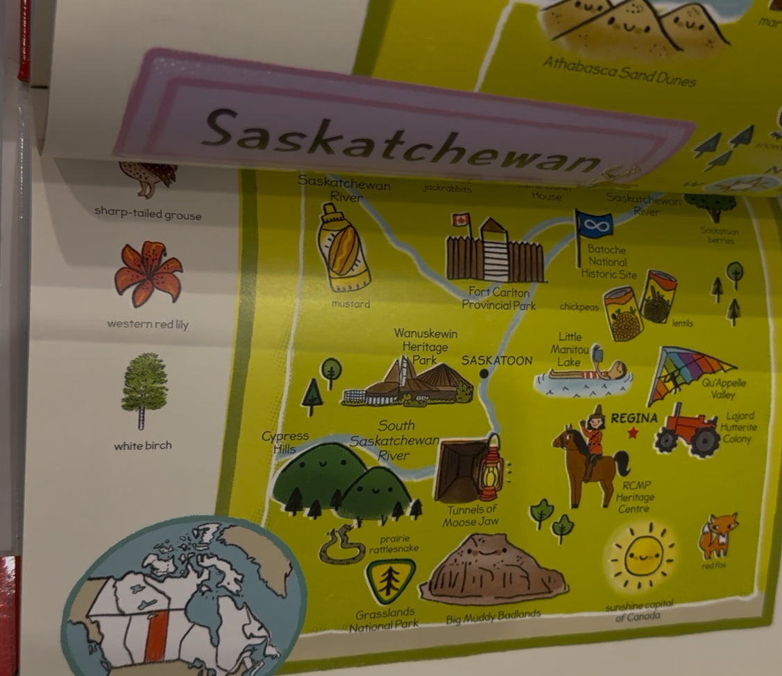 Canada Map - Book
