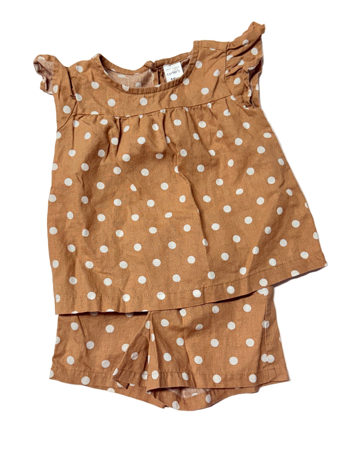 Carter's 2pc Polka dot Set 18m