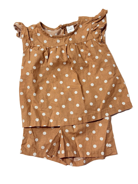 Carter's 2pc Polka dot Set 18m