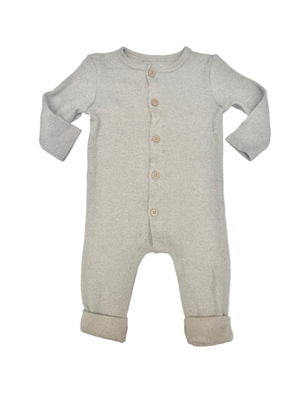 Rise Little Earthling Ribbed Romper 6-9M