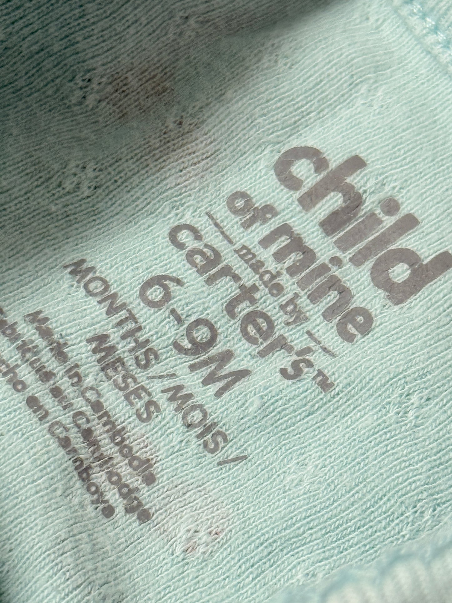 Carter's 6-9m Cherry Onesie