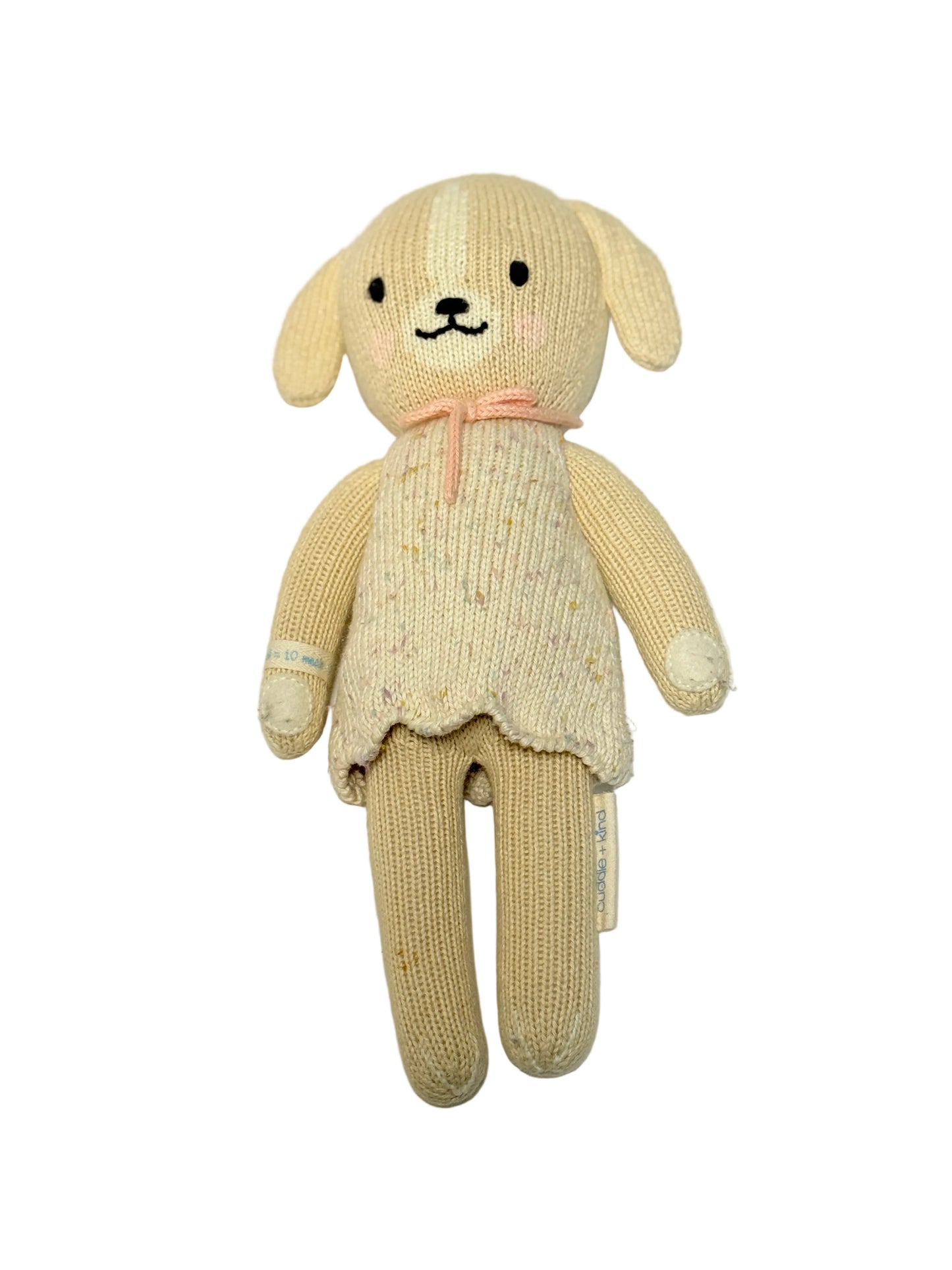 Cuddle + Kind Hand-Knit Puppy Heirloom Stuffed Animal