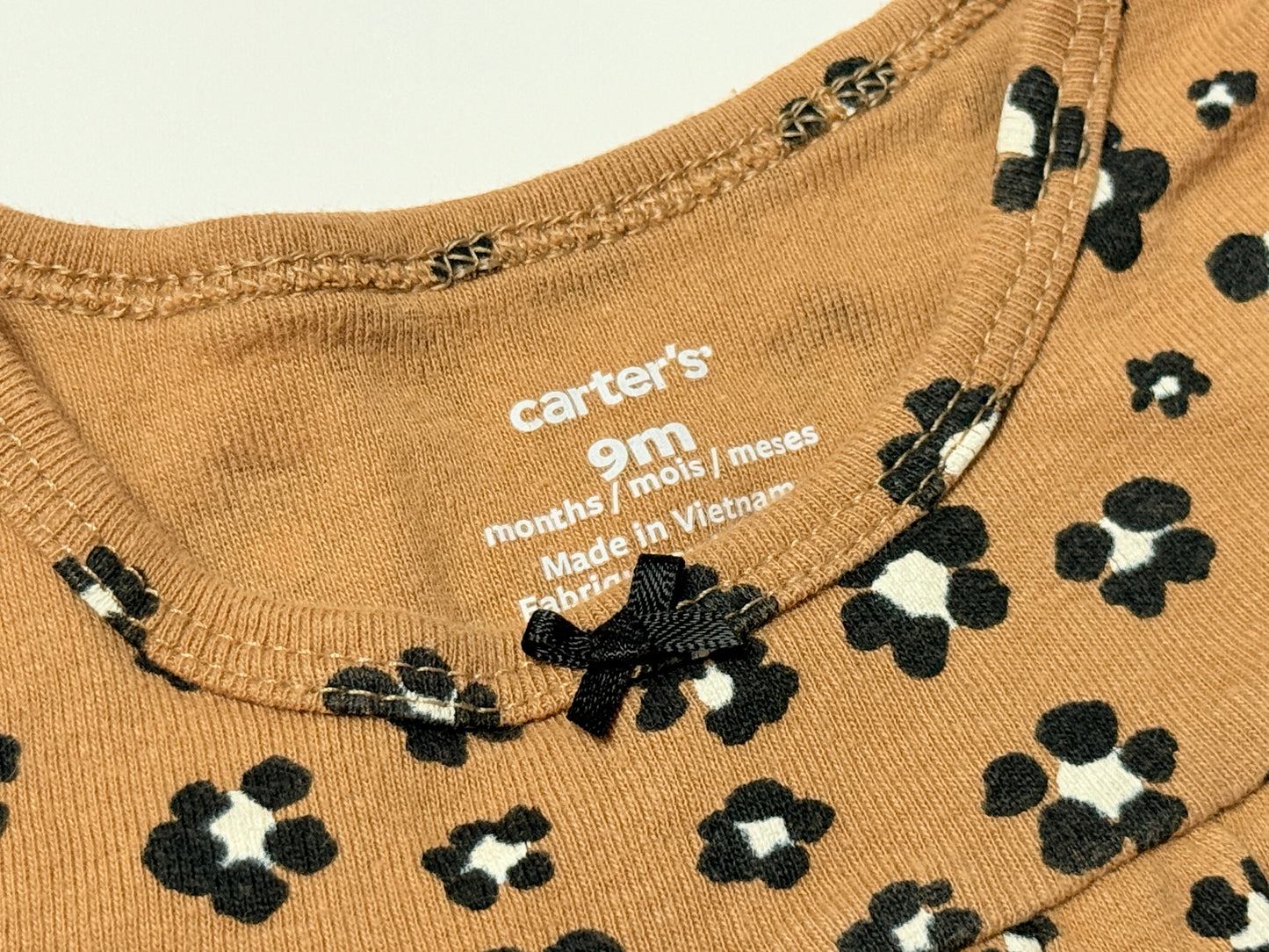 Carter's Leopard Onesie 9m