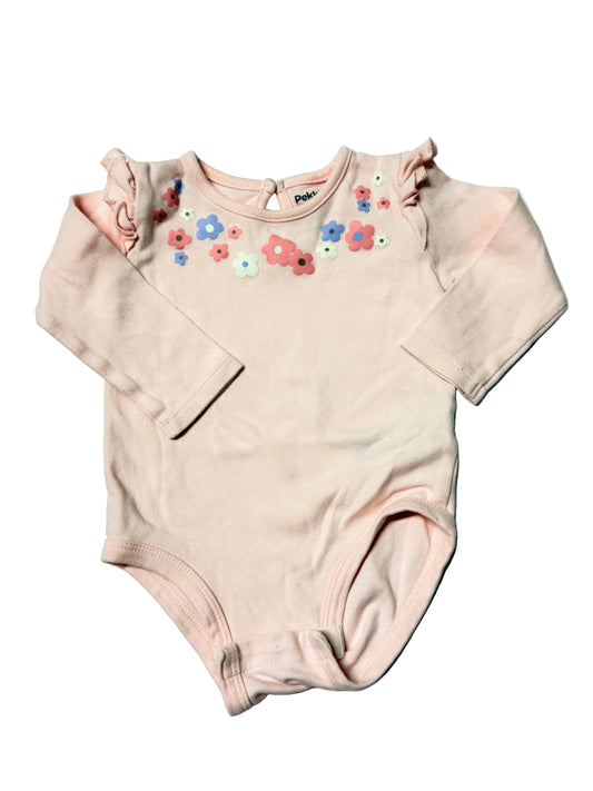 Pekkle Floral Onesie 12m