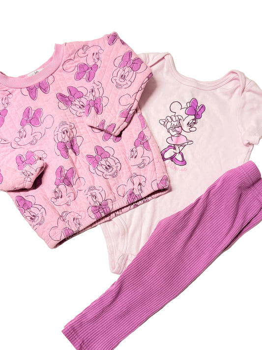 3pc Minnie Mouse Set 18m