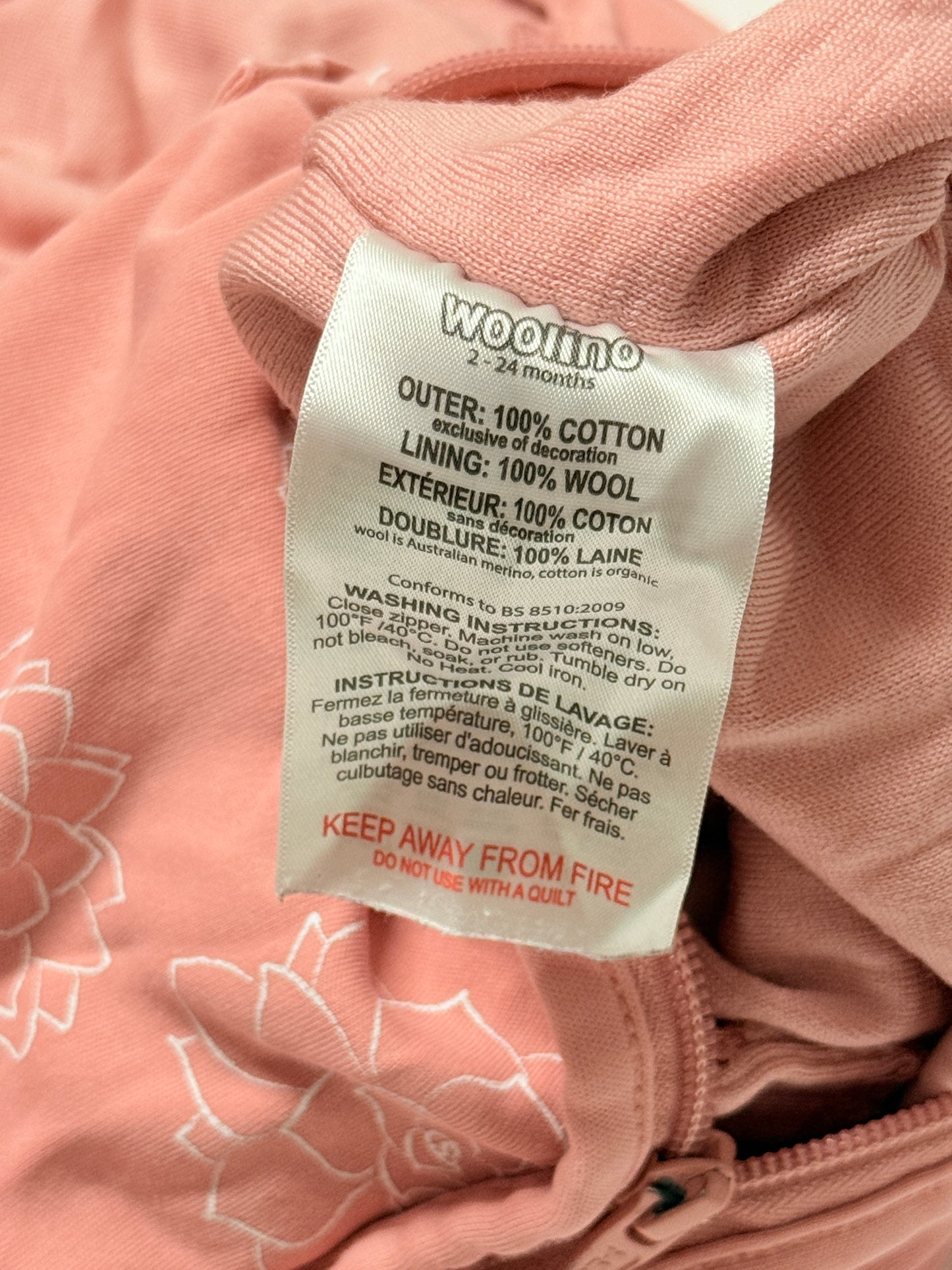 Woolino 2-24m Cotton Sleepsack
