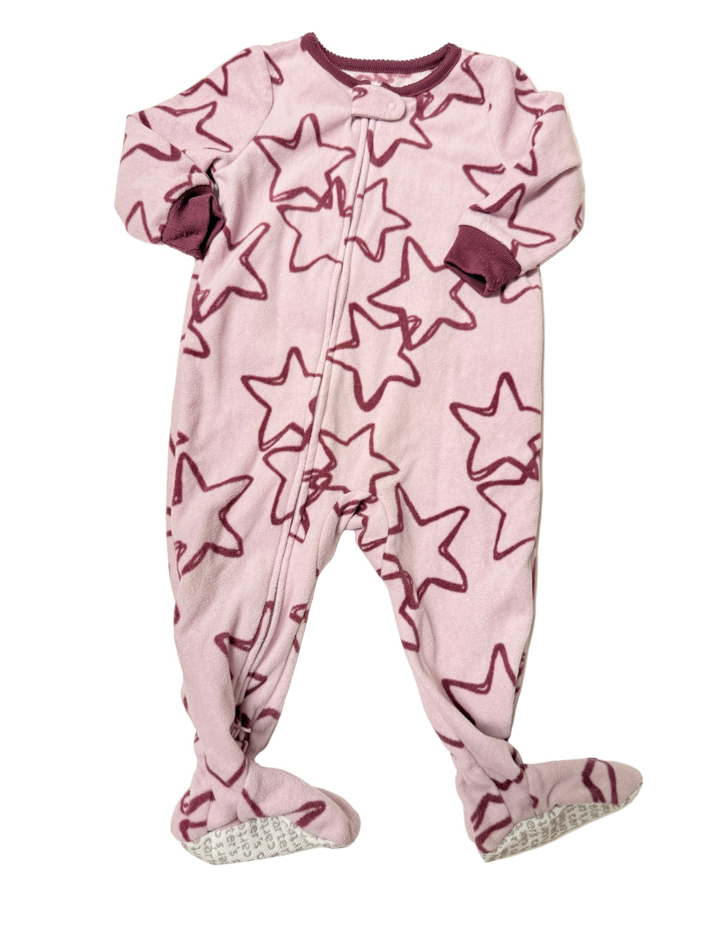 Carter's Fleece Sleeper Star Print 12m