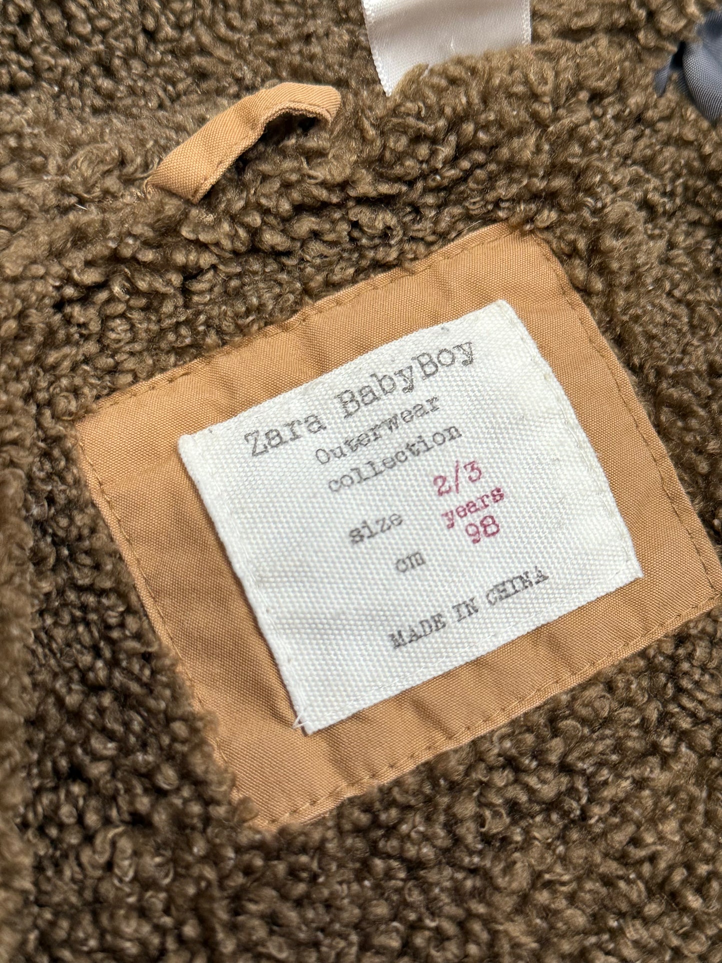 Zara Baby Boy Jacket 2-3y