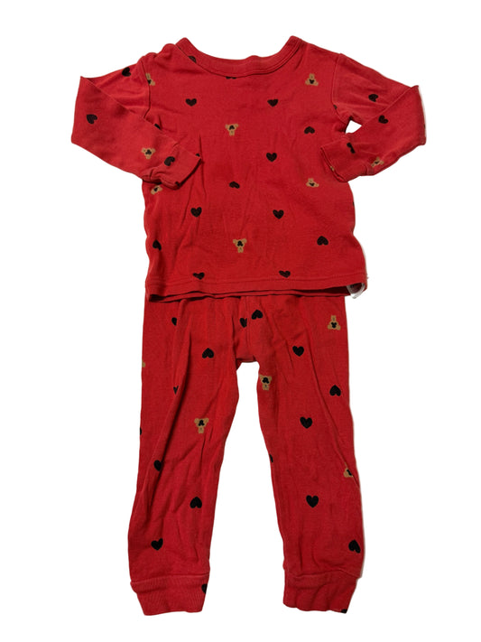 Baby Gap 18-24m Bear & Heart Pj's