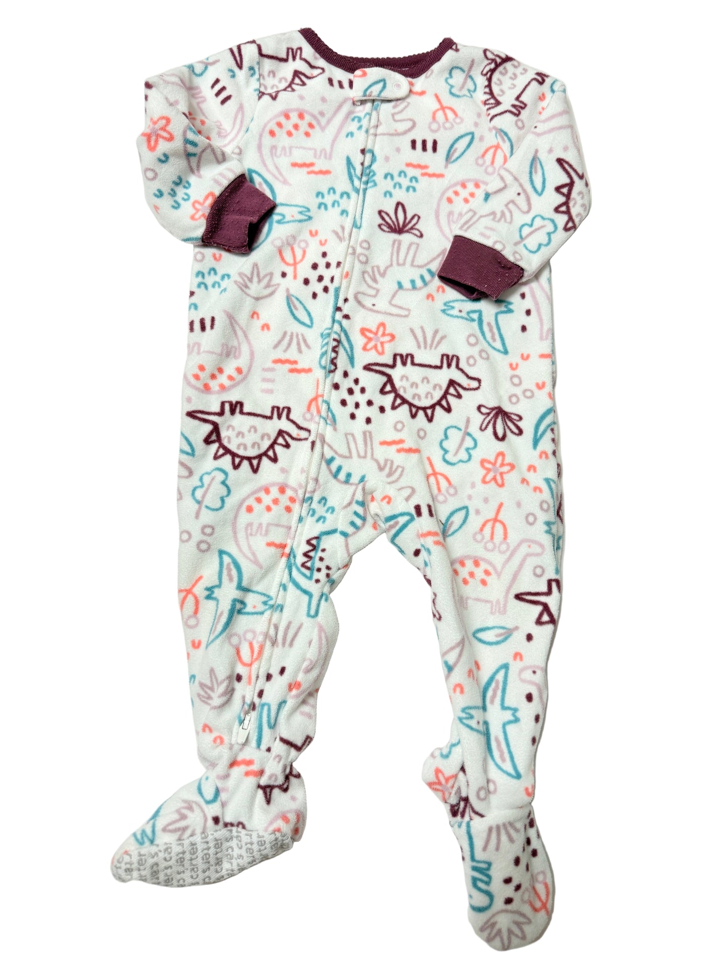 Carter's 12m Fleece Dinosaur Sleeper