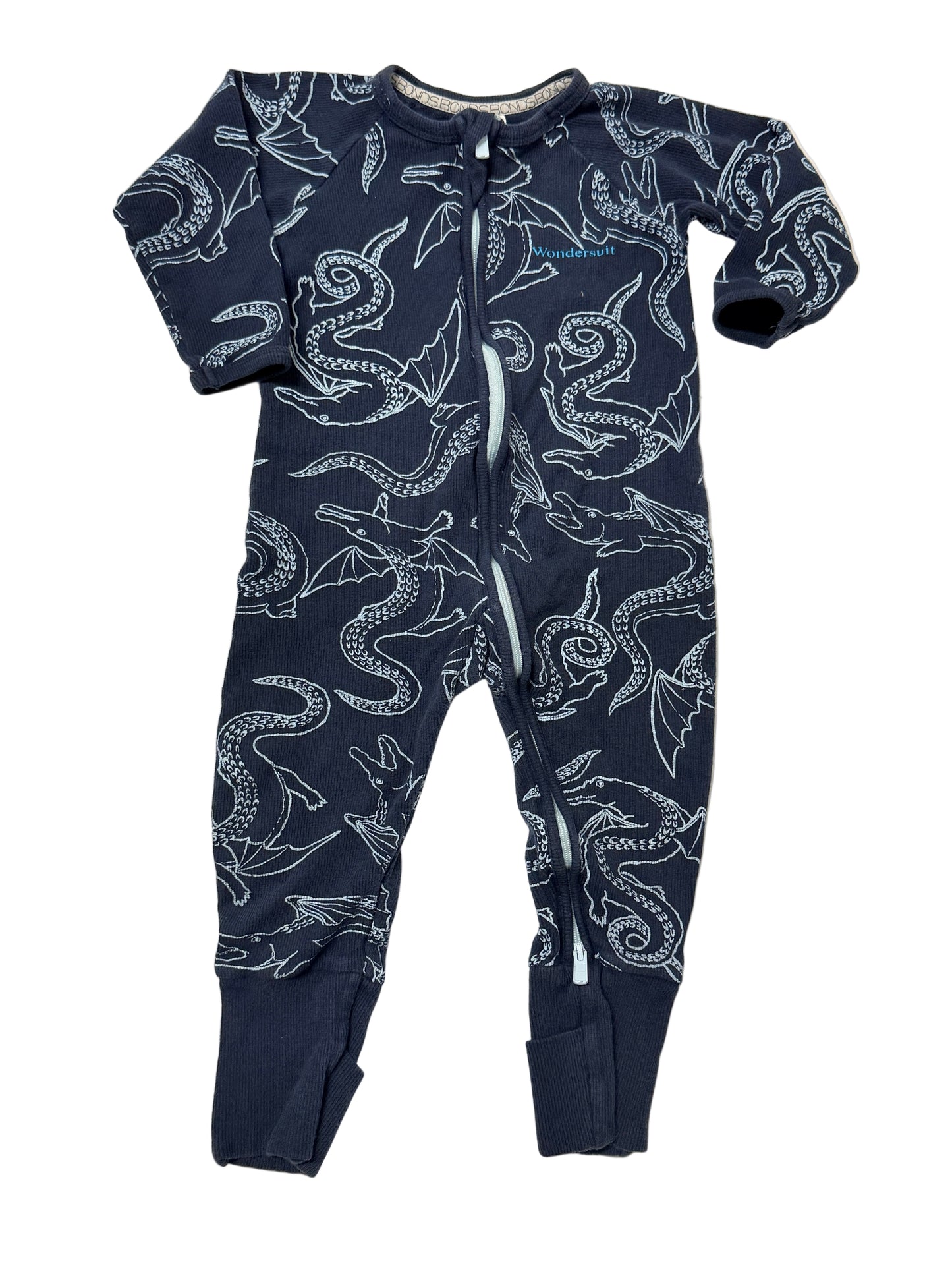 Bonds Crocodragon Wondersuit 12-18m