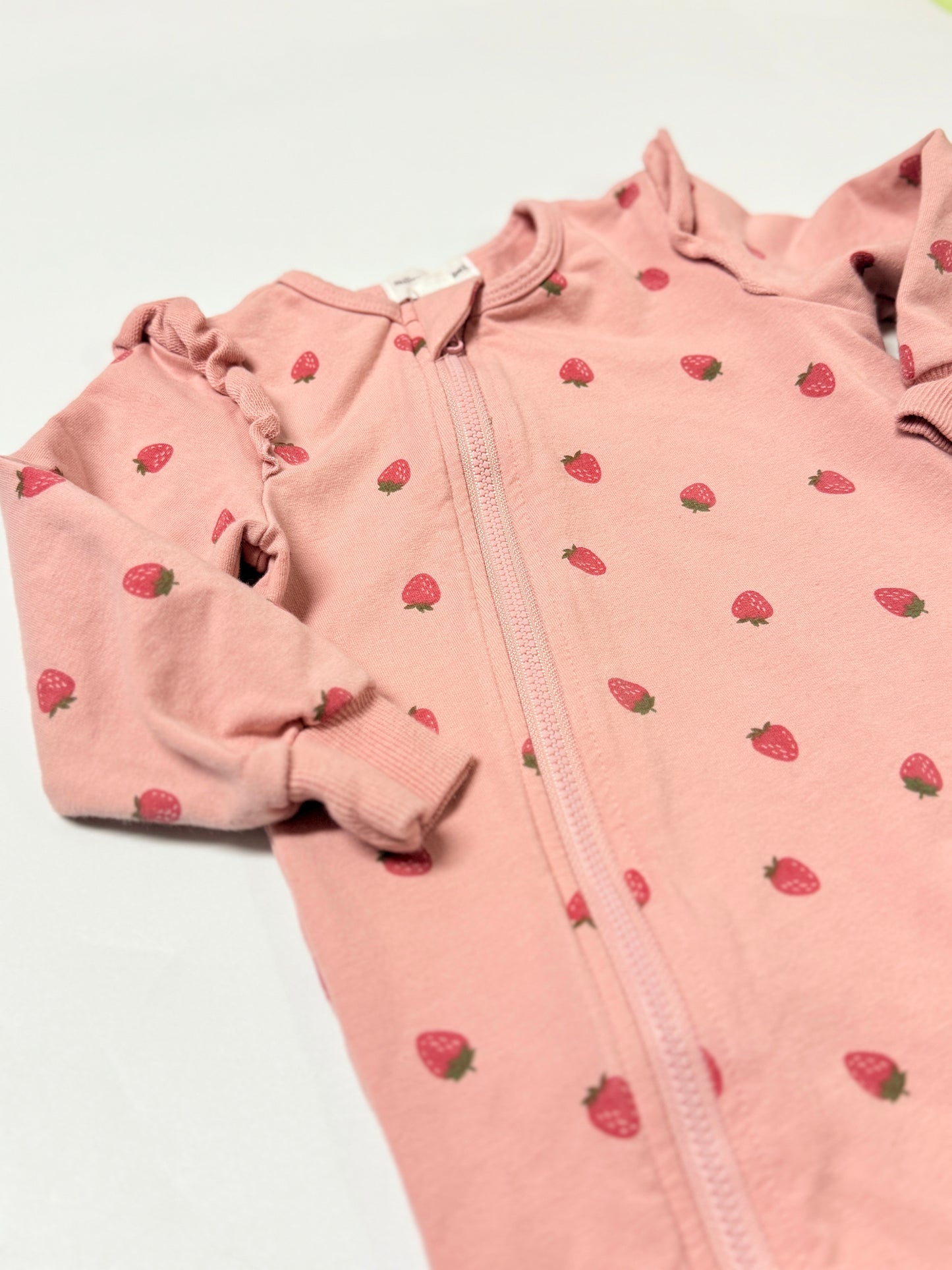 Miles The Label 12m Strawberry Onepiece