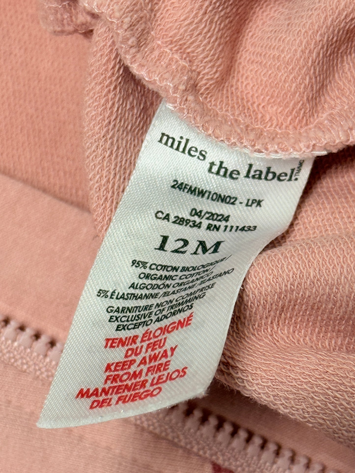 Miles The Label 12m Strawberry Onepiece