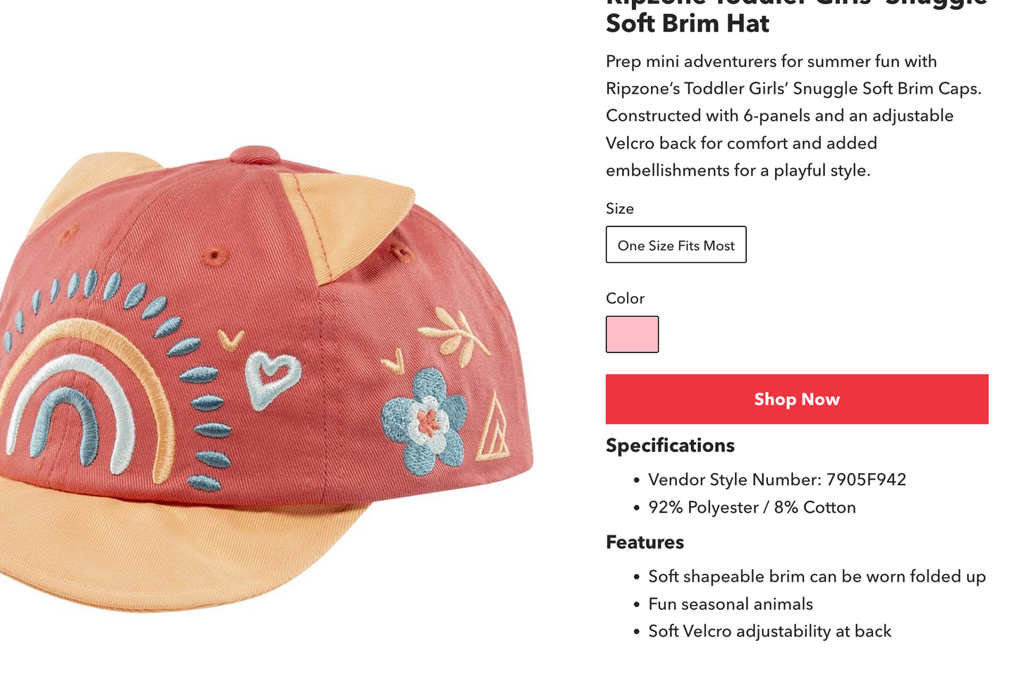 Rip Zone Toddler Hat 0/S