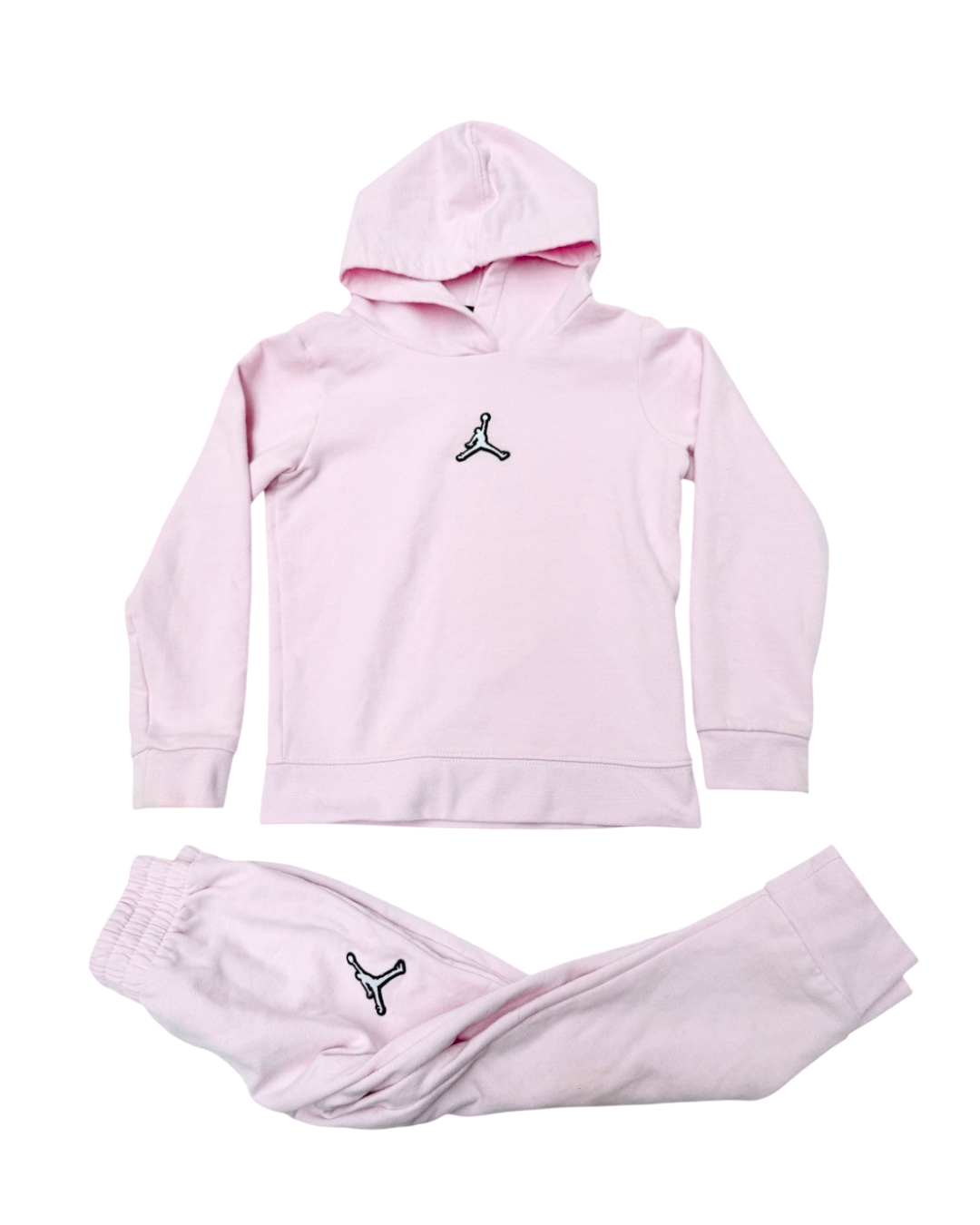 Jordan Pink Hoodie Jogger Set 4T