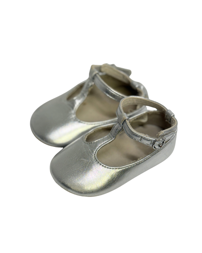 Baby Gap Silver T-Strap Mary Jane Size 3