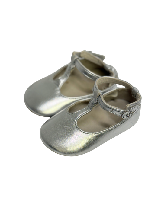 Baby Gap Silver T-Strap Mary Jane Size 3