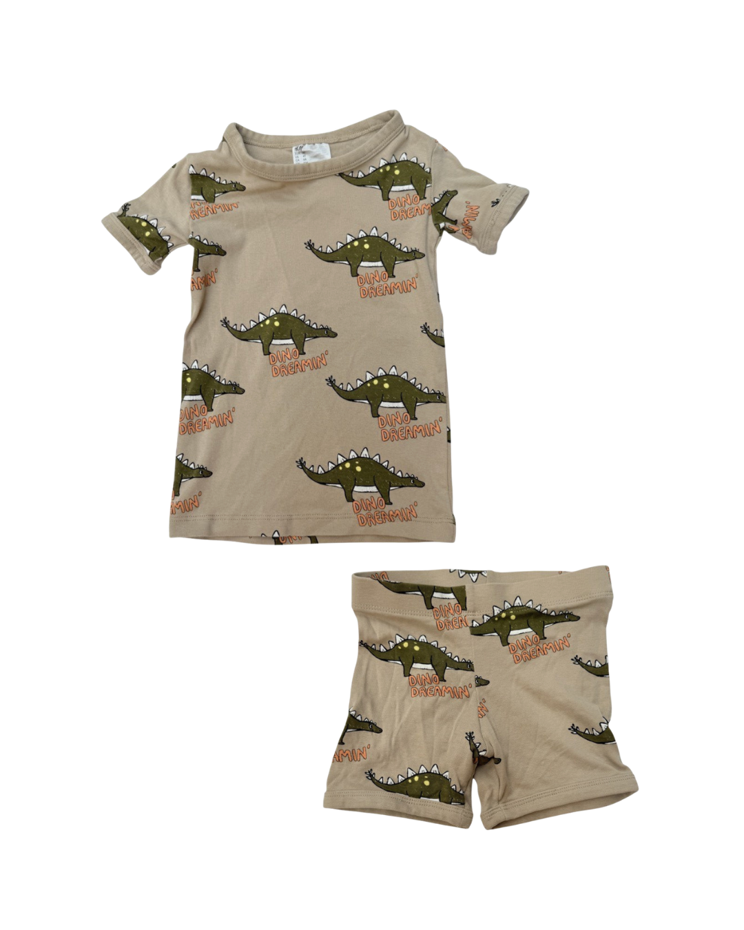 H&M Dino Dreamin' PJ Set 4Y