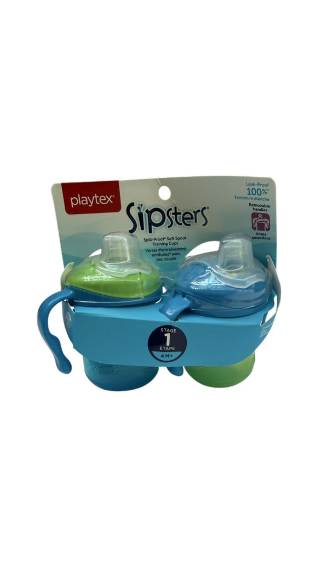 Playtex Sipsters Soft Spout Training Cups 4M+