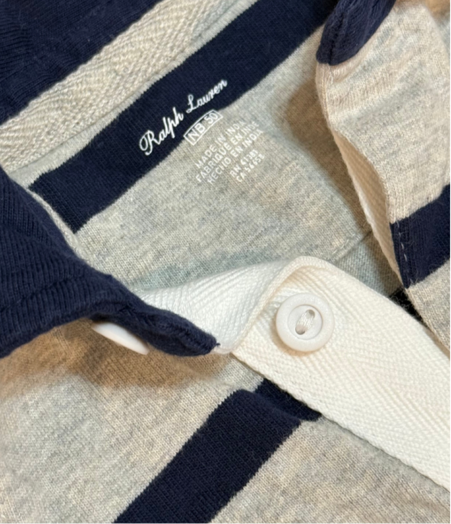 Cotton Ralph Lauren Onesie NB