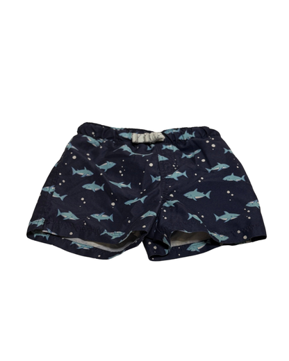 Tucker + Tate Navy Shark Swim Shorts Size 2
