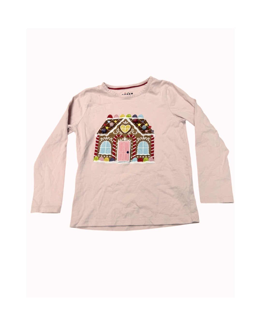 Mini Boden Gingerbread House T-Shirt 6-7Y