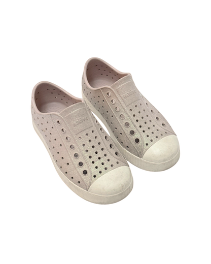 Native Jefferson Pink Glitter Slip-On Shoes Toddler C11 US11