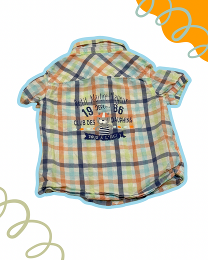 Chemise boutonnée Sergent Major 18m