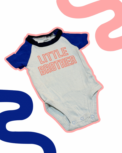 Pyjama-grenouillère Carters 6 mois petit frère