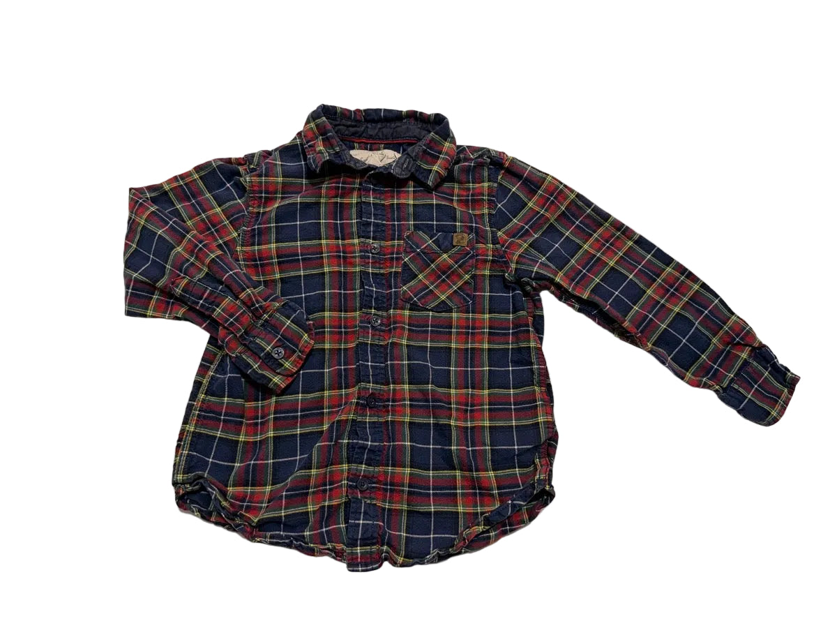 L.O.G.G. H&M Plaid Flannel Shirt Boys 5-6Y