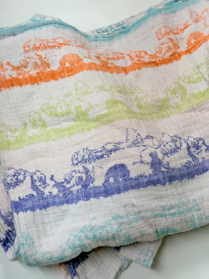 Winnie The Pooh Disney Baby Aden + Anais Muslin Swaddle Blanket