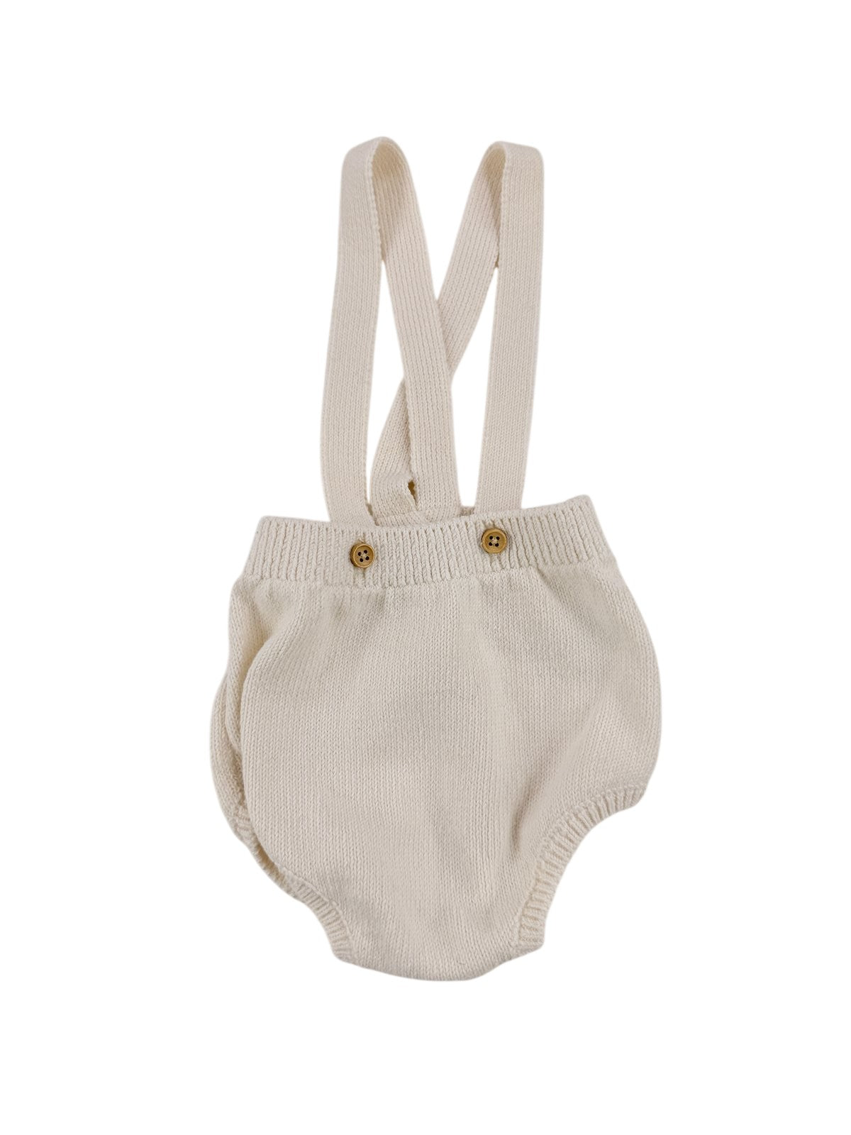 Zara Cream Knit Suspender Bloomers 6-9M