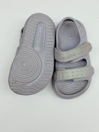 Native Shoes Glitter Strap Sandals Size C7