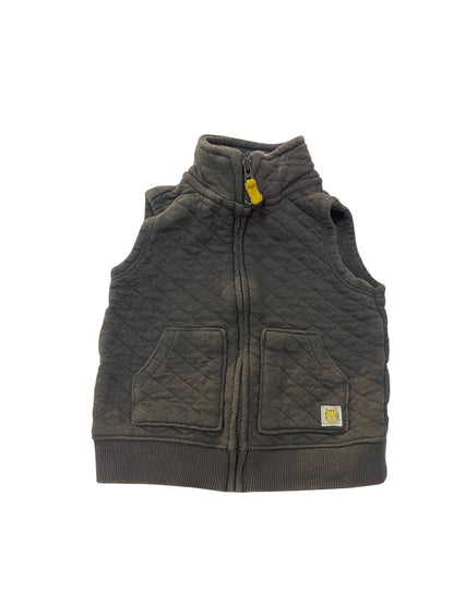 Carter's Gray Quilted Vest 12M