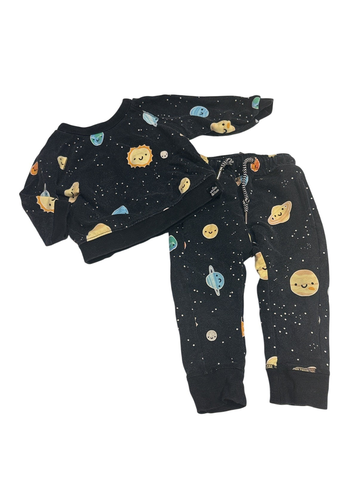 Whistle & Flute Solar System Sweatsuit Set 12-18m