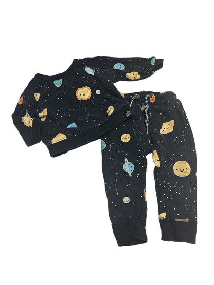 Whistle & Flute Solar System Sweatsuit Set 12-18m