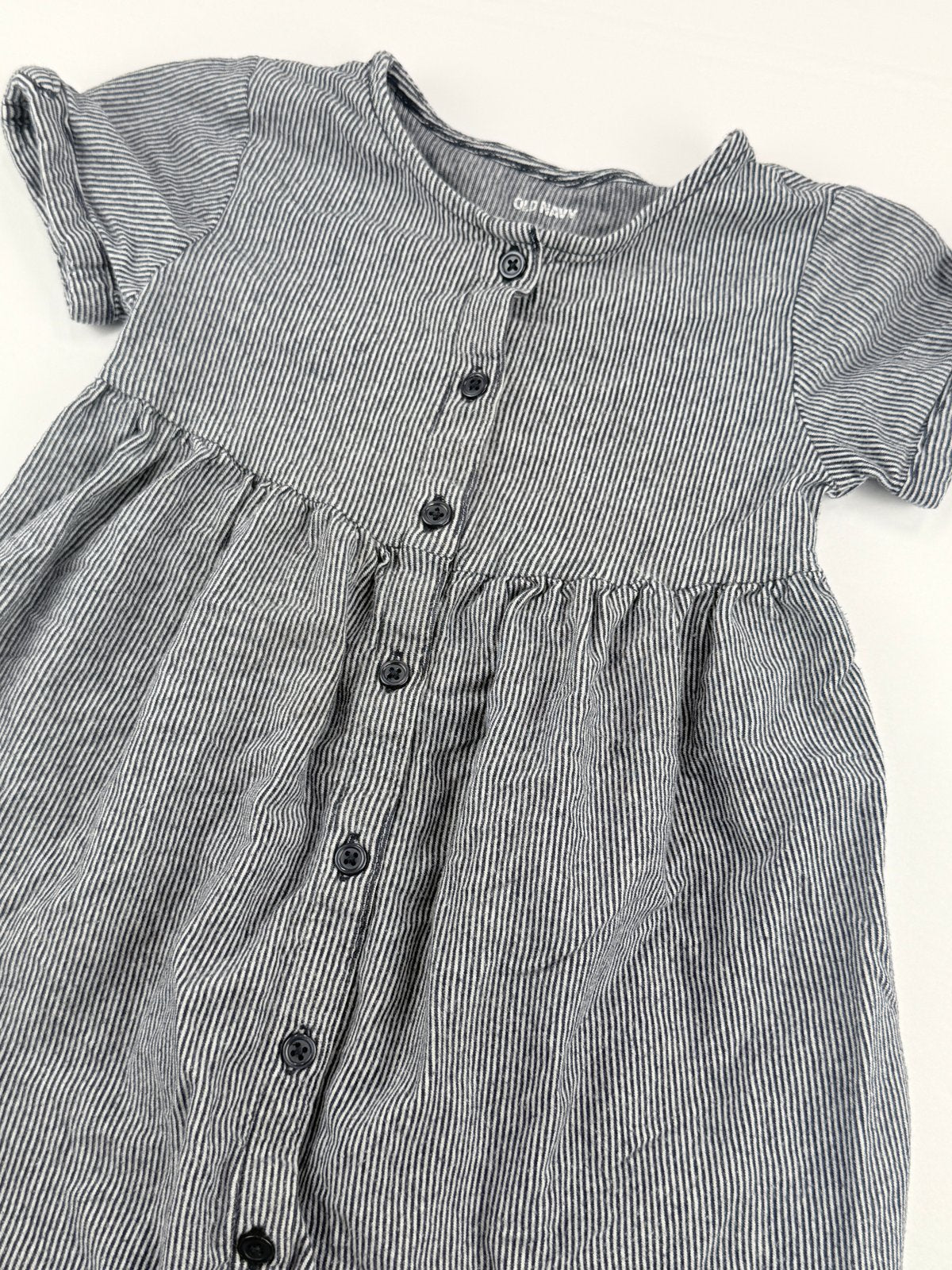 Old Navy Striped Button-Front Dress 2T