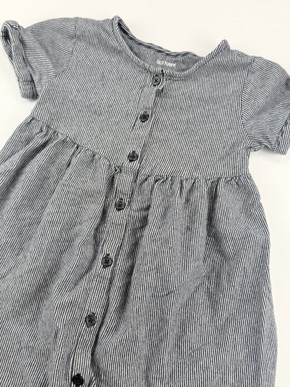 Old Navy Striped Button-Front Dress 2T