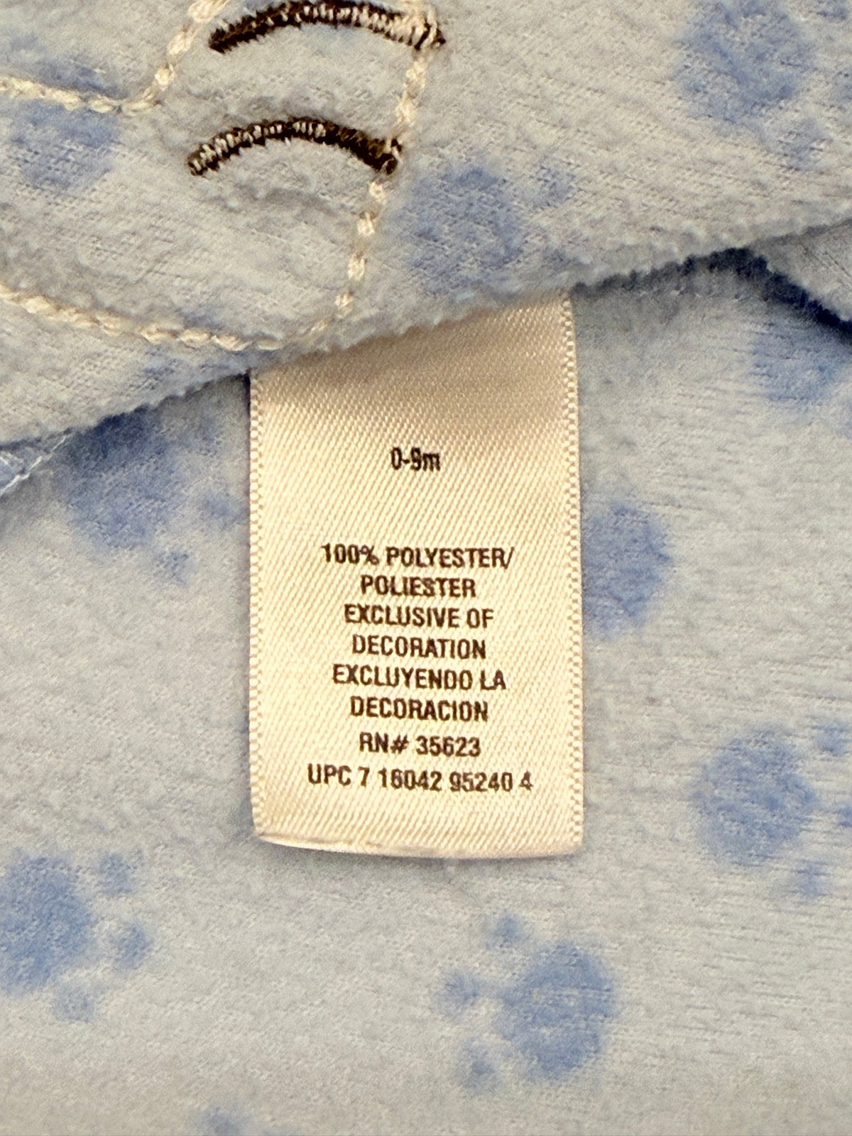 Carter's Paw Print Dog Sleep Sack 0-9M