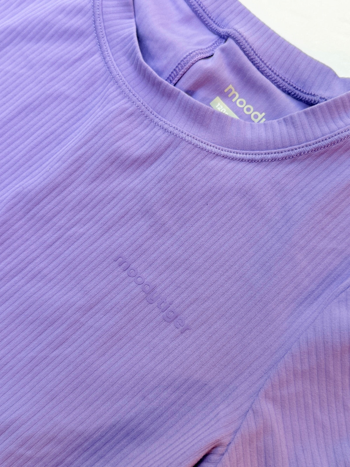 Moodytiger Purple Ribbed T-Shirt Size 6