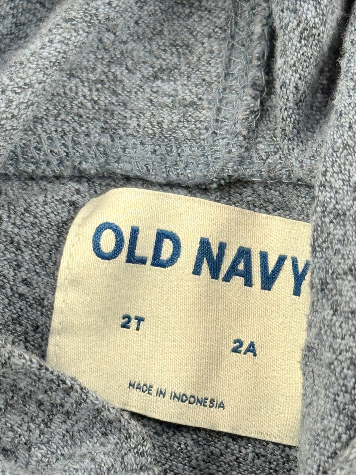 Old Navy Blue Henley Hoodie 2T