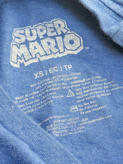 Super Mario Blue Graphic T-Shirt XS
